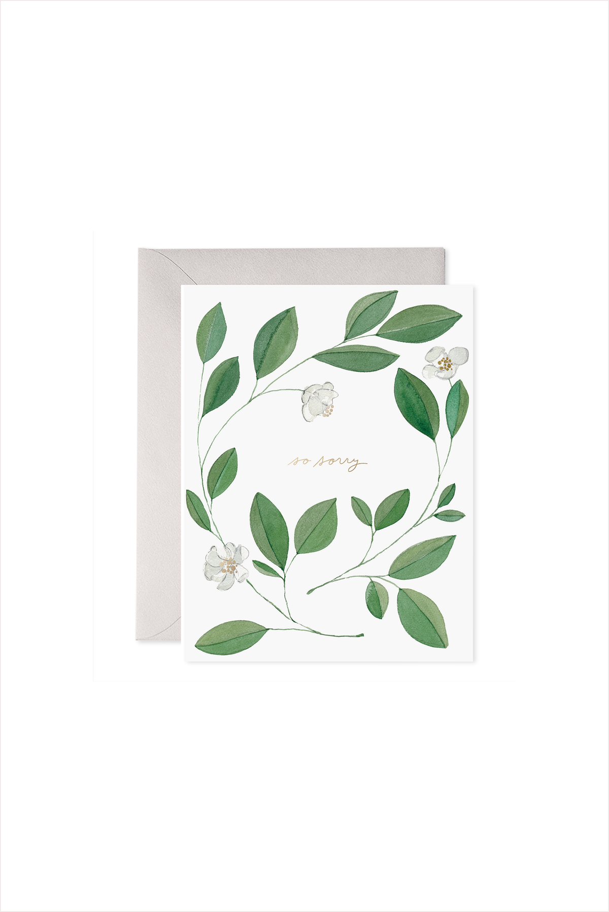 Magnolia Condolence Card