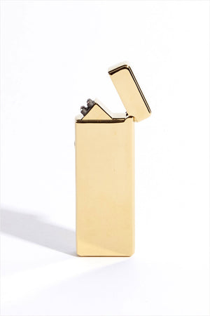 USB Rechargeable Pocket Lighter Gold