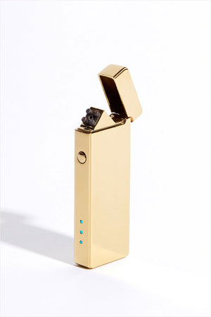 USB Rechargeable Pocket Lighter Gold