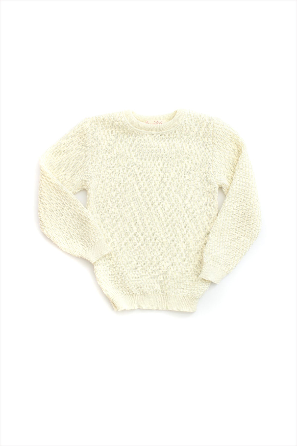 Wool Silk Crewneck Sweater Child