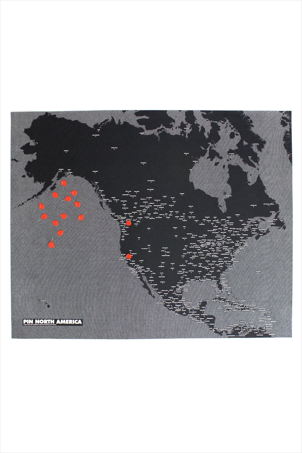 Pin Map Country North America