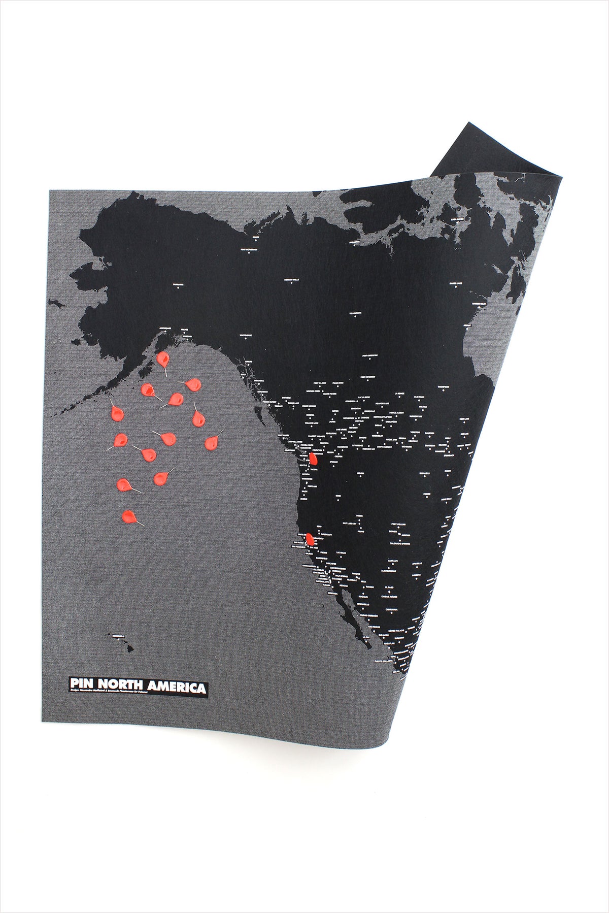 Pin Map Country North America