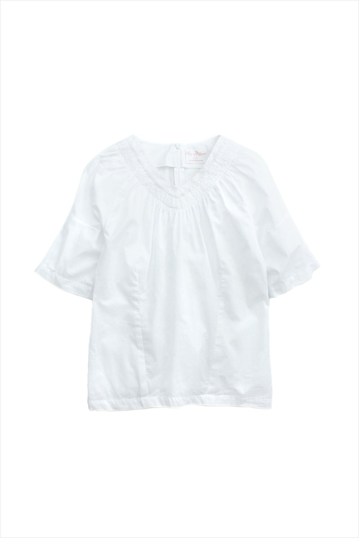 F&amp;H Shirred Blouse