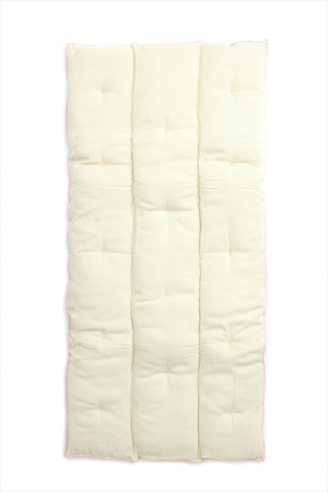 Tensira Rectangular Mattress White With Pink Interlocking