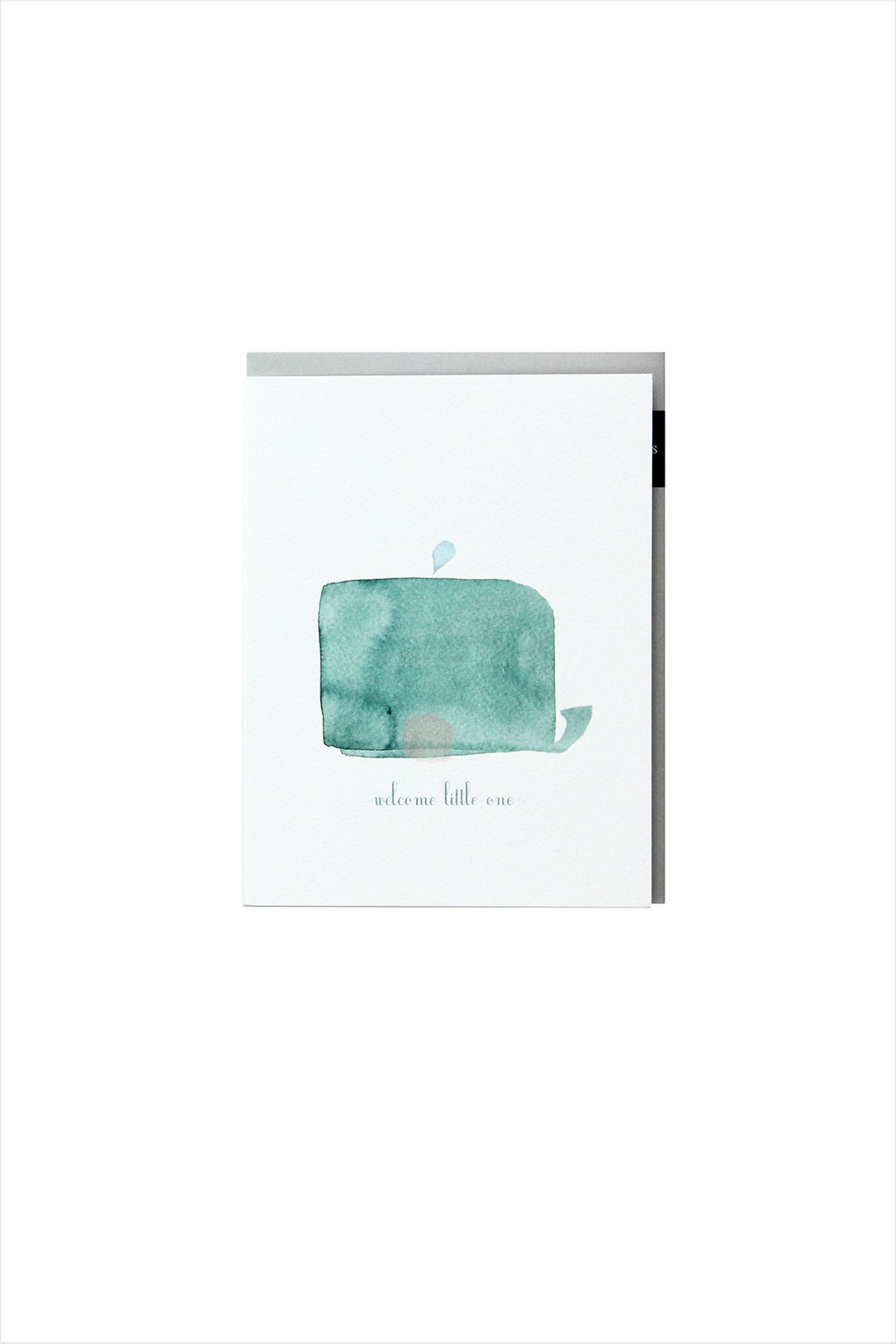 Welcome Little Whale Card