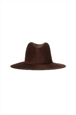 Janessa Leone Drew Chestnut Hat