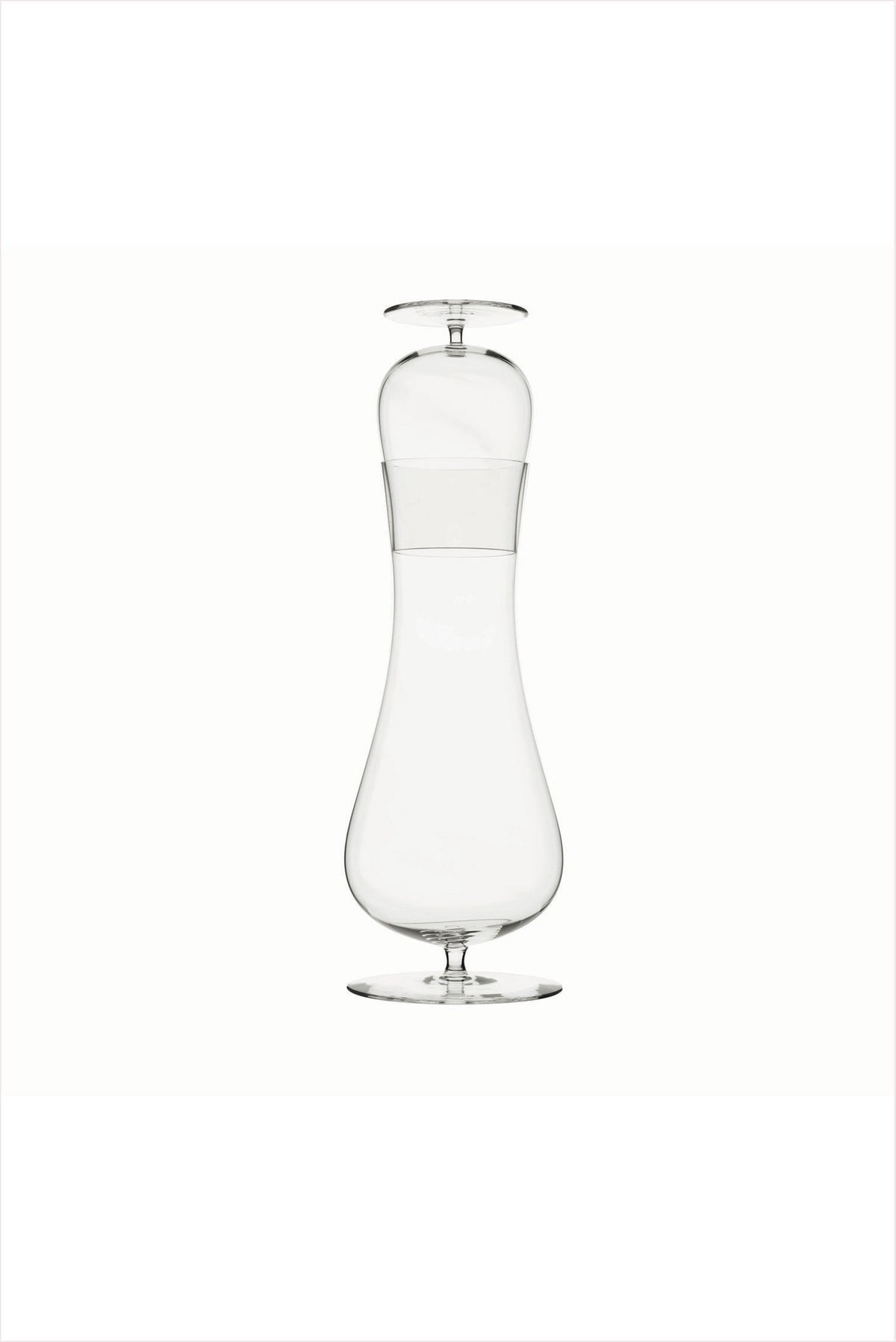 Monica Singer Josephine Decanter And Glass Clear