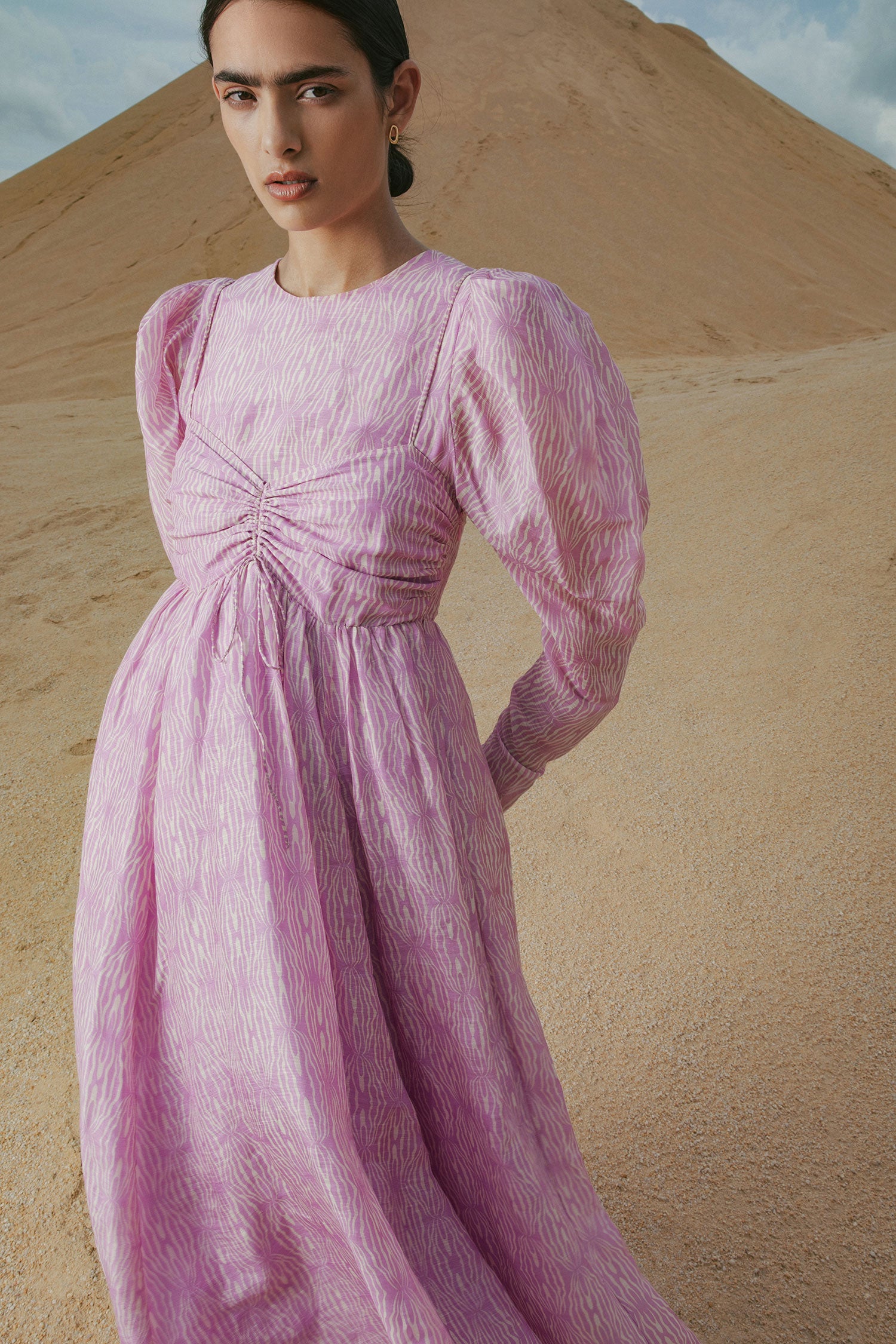 Magali Pascal Katrina Dress Lavender Rainforest