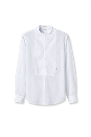 Massimo Alba Kos Shirt White Linen