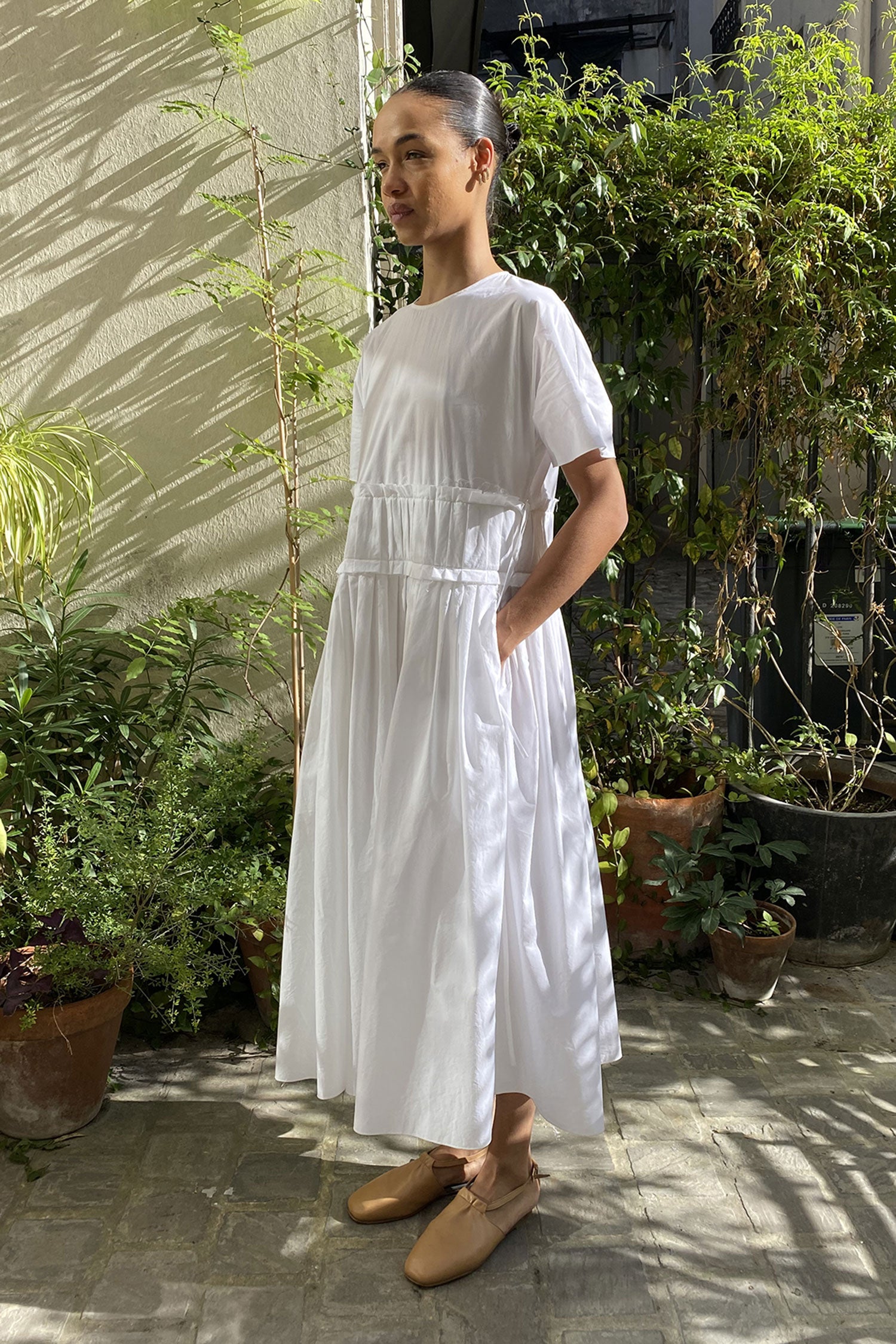 Sara Lanzi Sarita Dress Optical White
