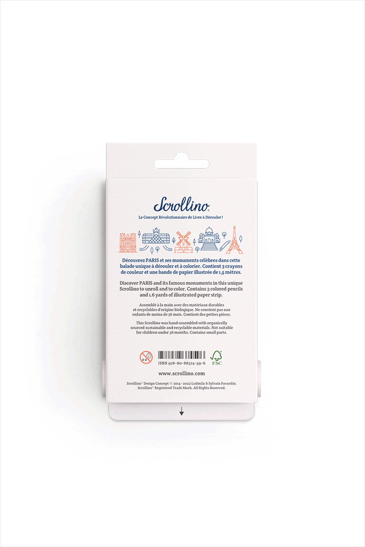 Scrollino Paris Coloring Pencil Set