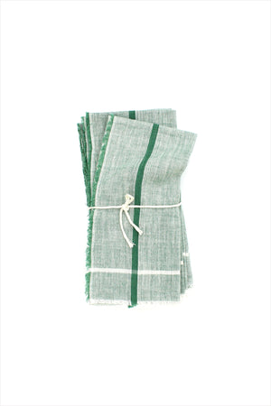 Auntie Oti Napkin Set Green