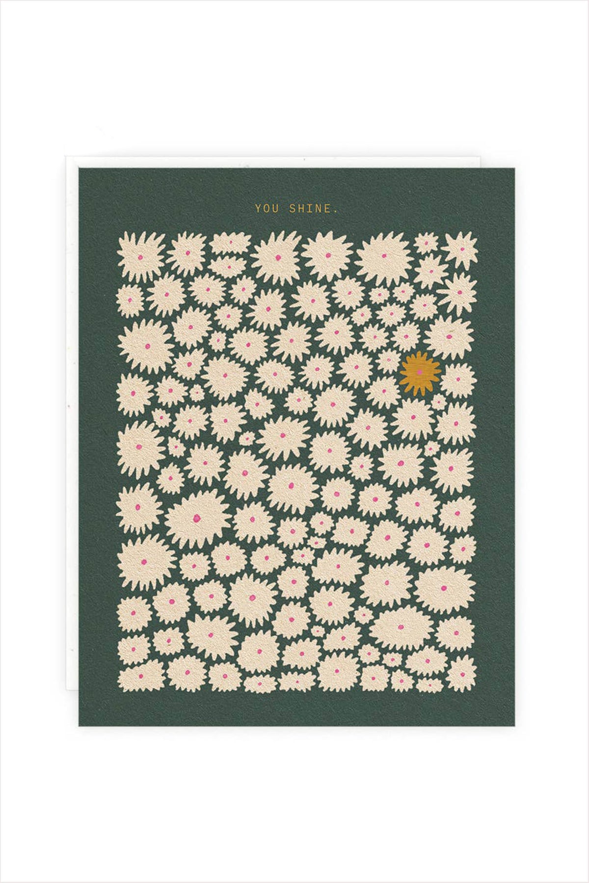 Green Daisies Card