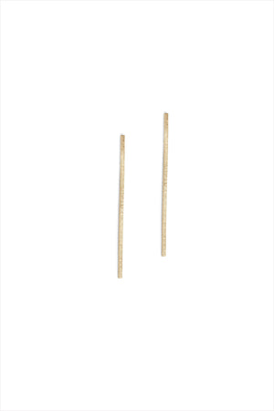 Camilla Matte Long Stud Earrings