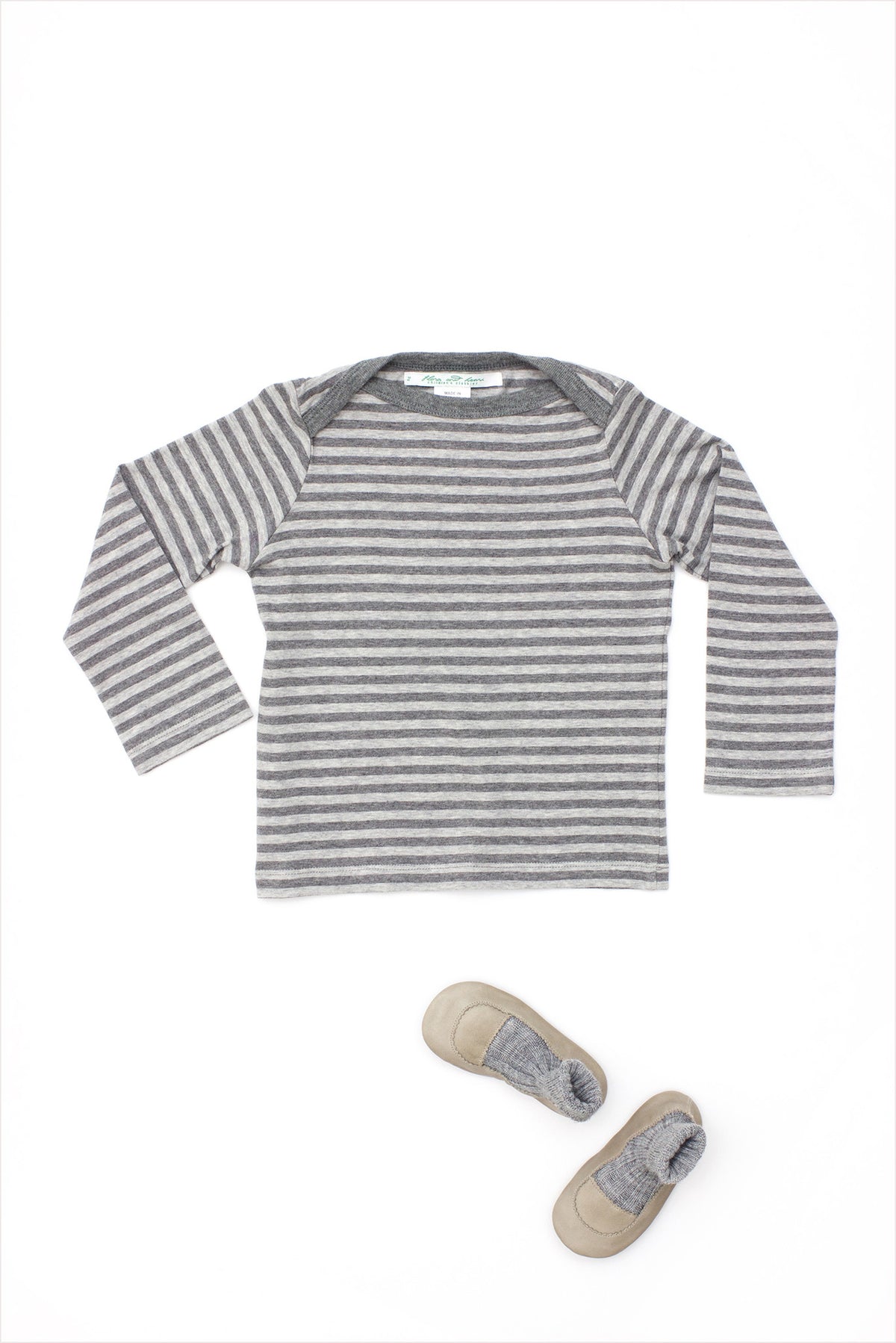 Boatneck Tee Gray