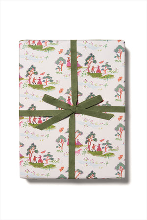 Fairy Tale Toile Wrapping Paper