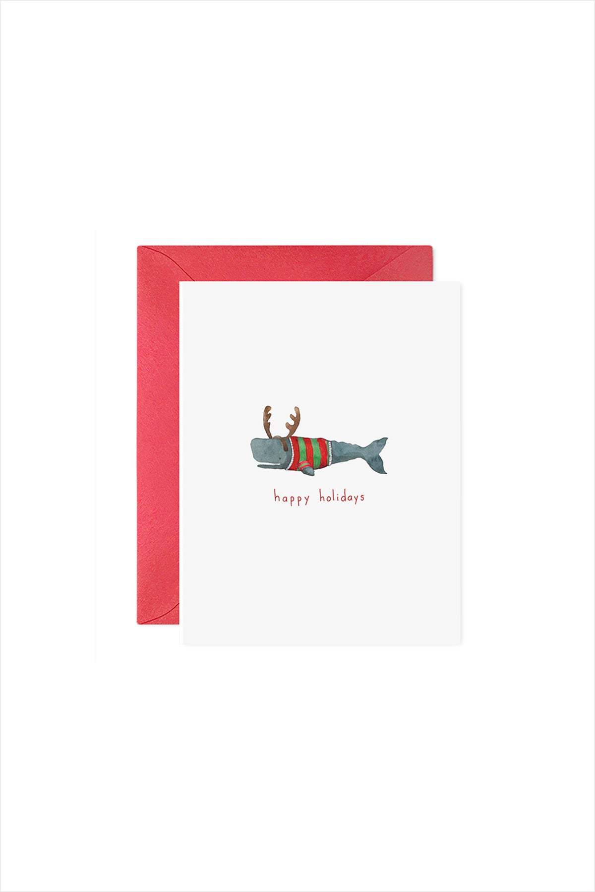 Christmas Whale Card