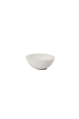 Cecile Preziosa Stoneware Flared Bowl Small Snow