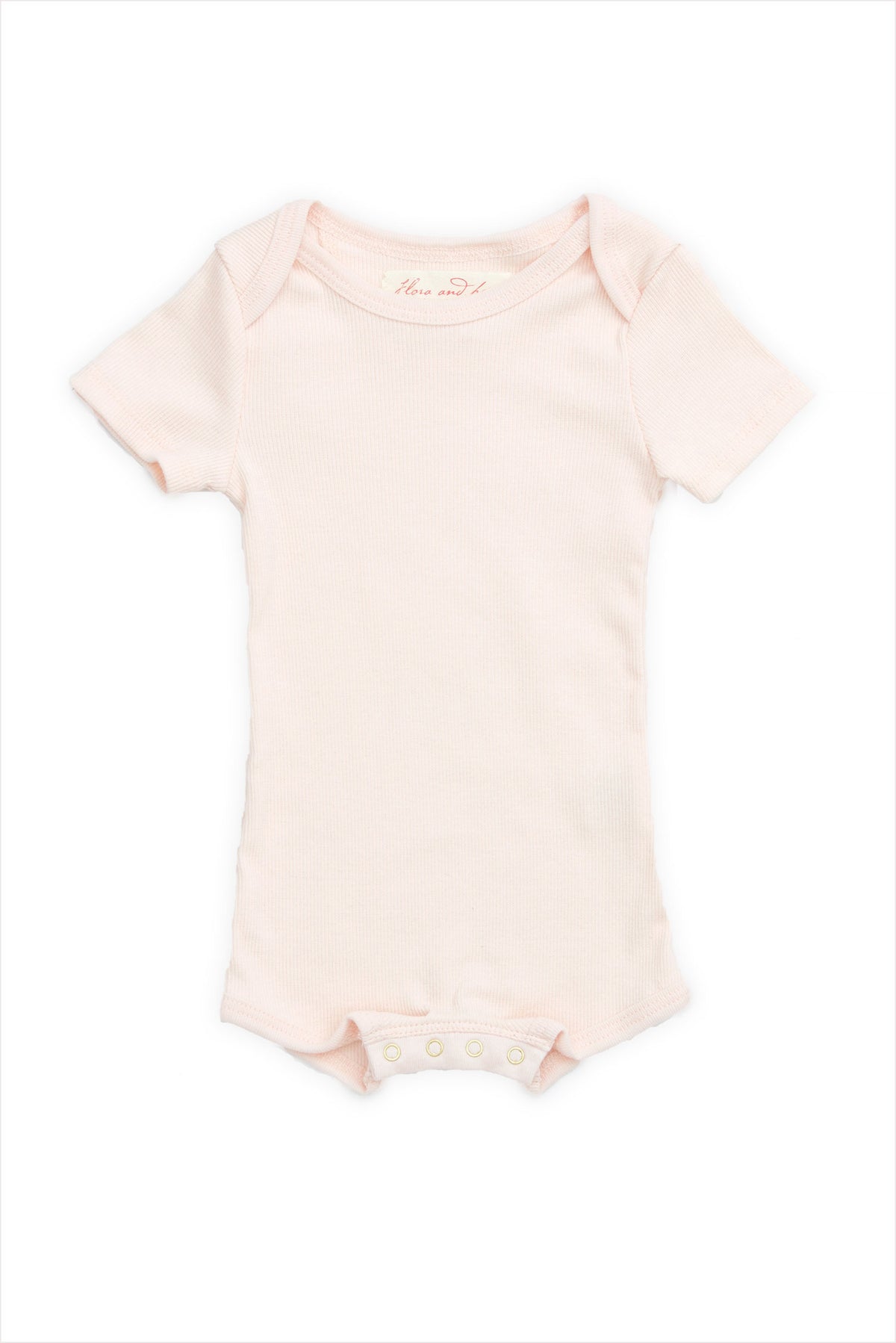 Short Sleeve Crawler w/ Snaps Blossom