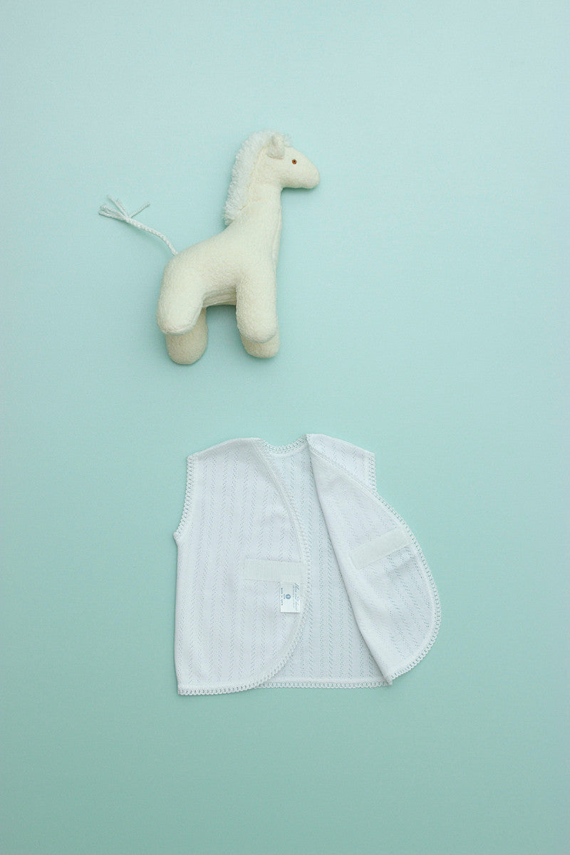 Layette Cradle Undertank Pointelle Diamond