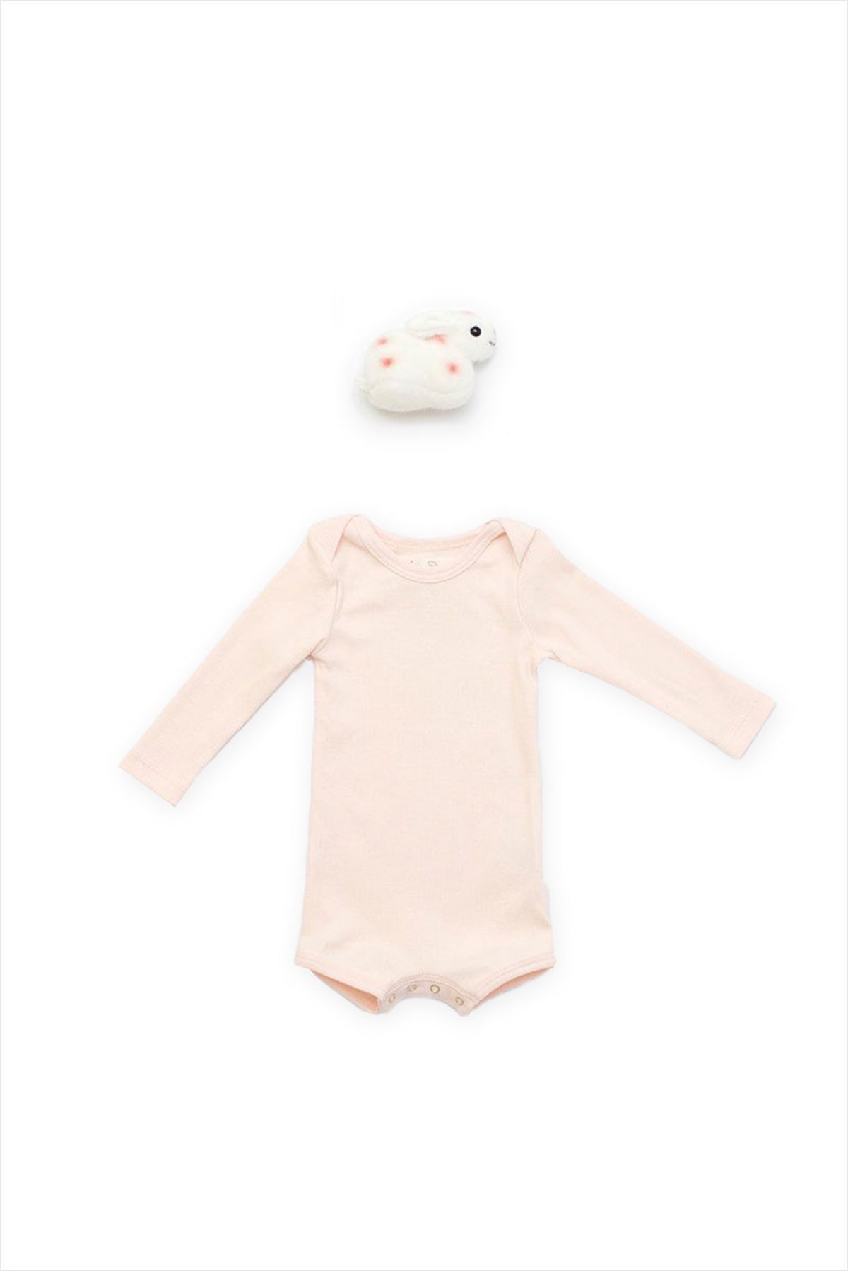 Long Sleeve Crawler w/ Snaps Blossom