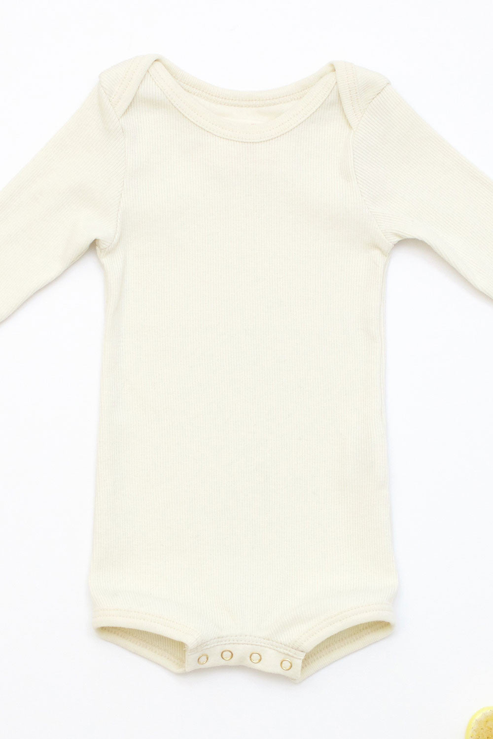 Long Sleeve Crawler w/ Snaps Sand