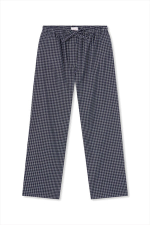 Derek Rose Men's Pajama Pant Braemar 32 Navy