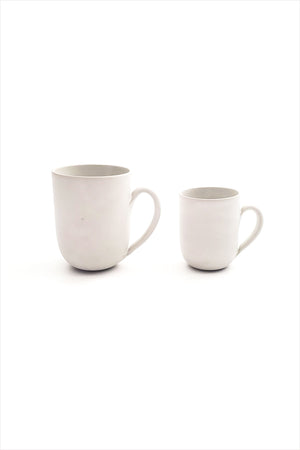 Cecile Preziosa Stoneware Mugs Snow