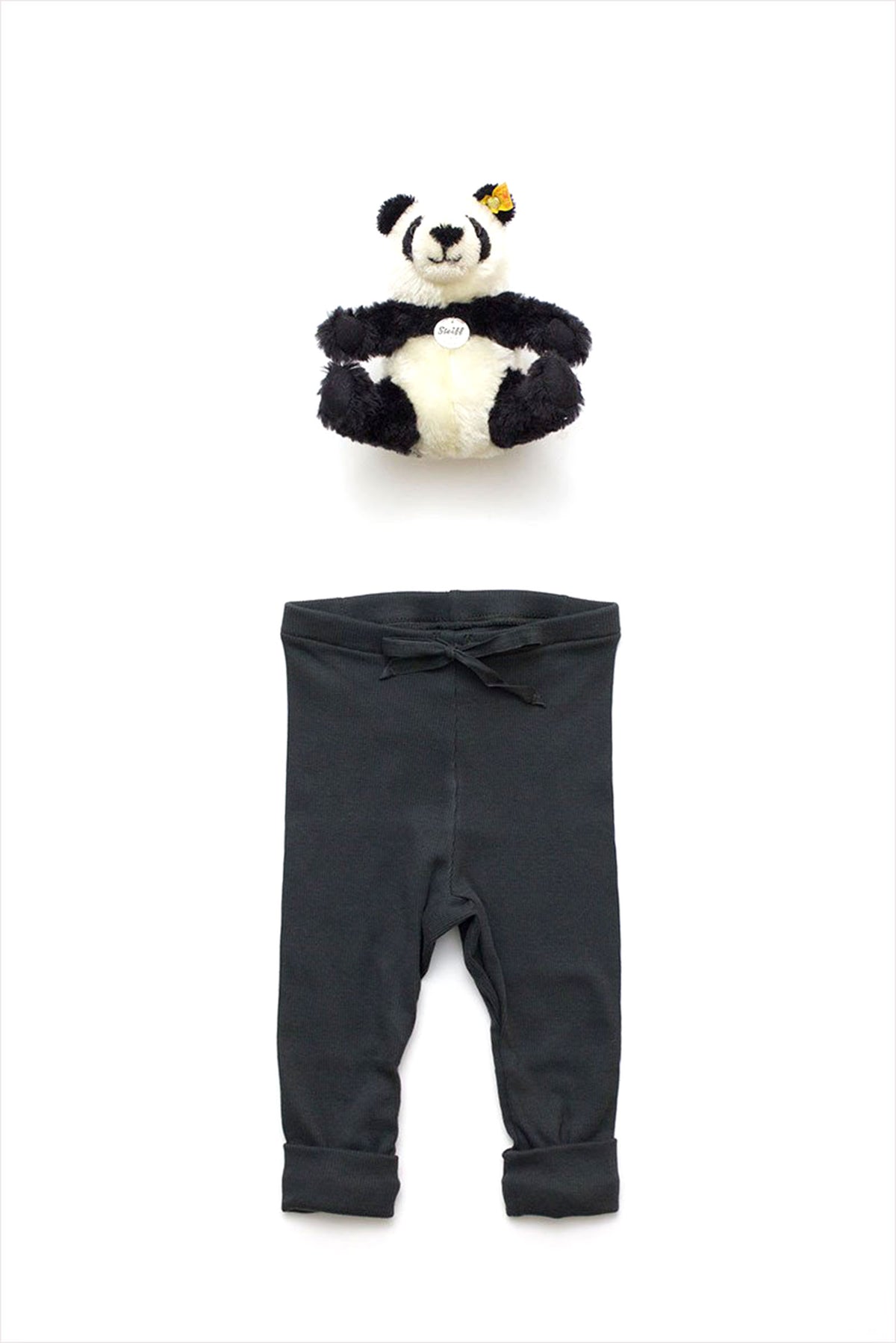 Rib Baby Legging Charcoal