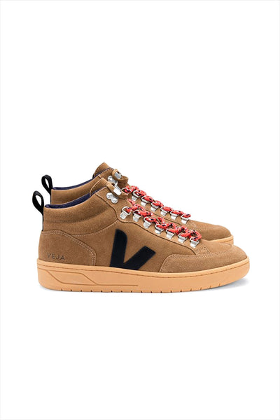 Veja Mens Roraima Sneaker Brown Black Gum Sole - flora and henri