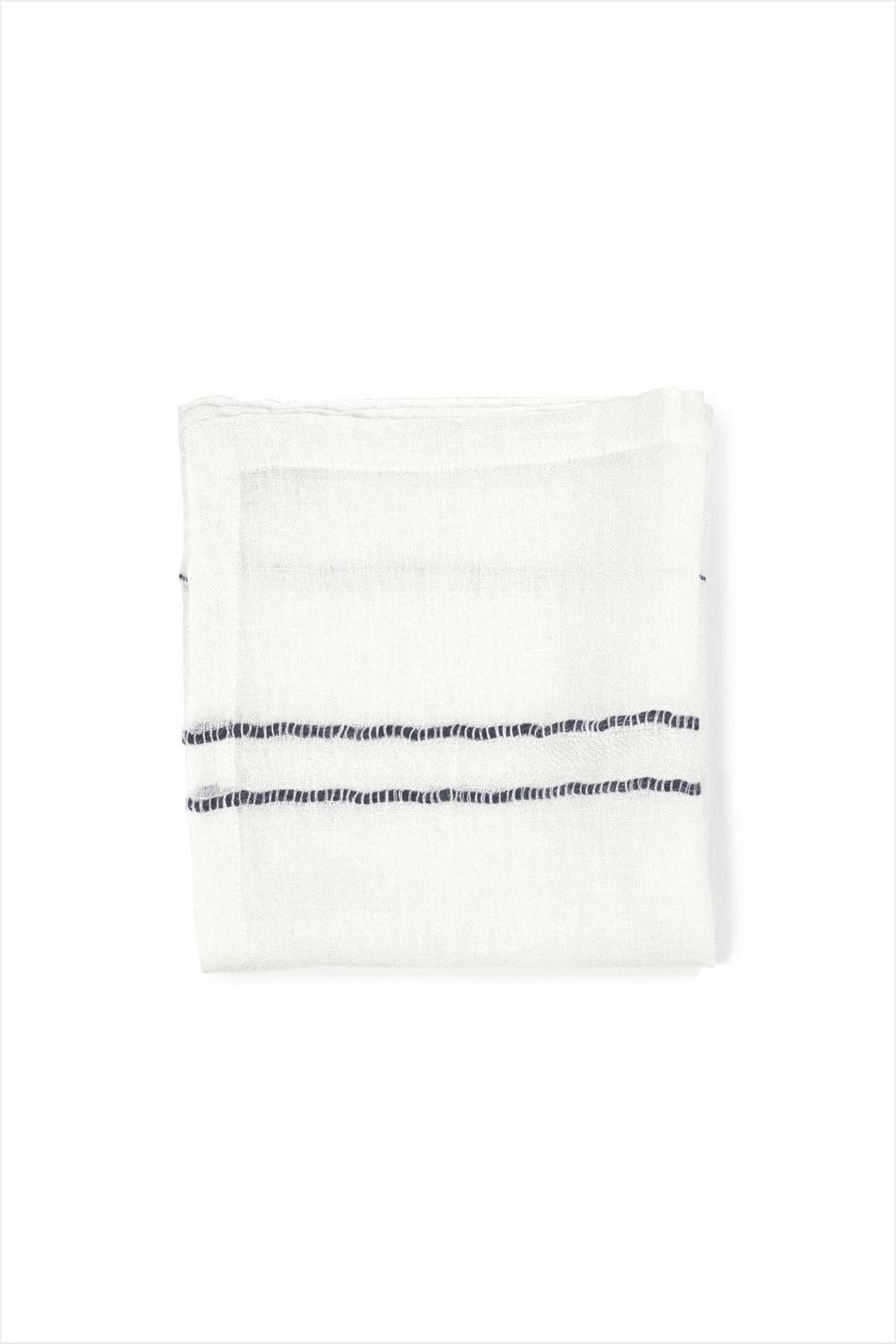 Libeco West Hinder Napkin Oyster Stripe